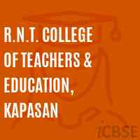 R.N.T. College of Teachers & Education, Kapasan Logo