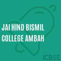 Jai Hind Bismil College Ambah Logo