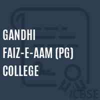 Gandhi Faiz-e-aam (PG) College Logo