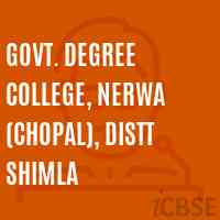Govt. Degree College, Nerwa (Chopal), Distt Shimla Logo