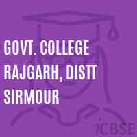 Govt. College Rajgarh, Distt Sirmour Logo