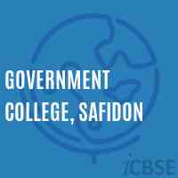 Government College, Safidon Logo