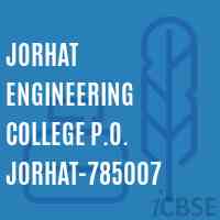 Jorhat Engineering College P.O. Jorhat-785007 Logo