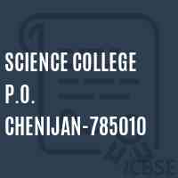 Science College P.O. Chenijan-785010 Logo