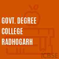 Govt. Degree College Radhogarh Logo