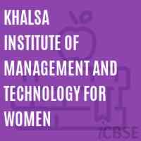 Khalsa Institute of Management and Technology for Women Logo