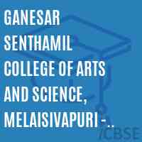 Ganesar Senthamil College of Arts and Science, Melaisivapuri - 622 403 Logo