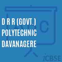 D R R (Govt.) Polytechnic Davanagere College Logo