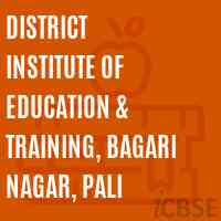 District Institute of Education & Training, Bagari Nagar, Pali Logo