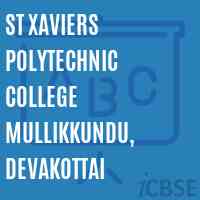 St Xaviers Polytechnic College Mullikkundu, Devakottai Logo