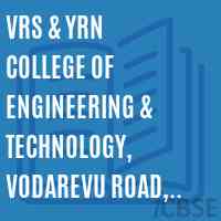 VRS & YRN College of Engineering & Technology, Vodarevu Road, Chirala(M)-523157(CC-L1) Logo