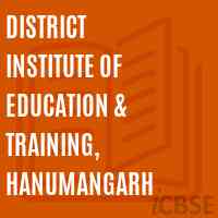 District Institute of Education & Training, Hanumangarh Logo