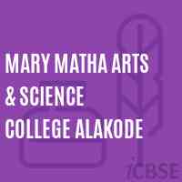 Mary Matha Arts & Science College Alakode Logo