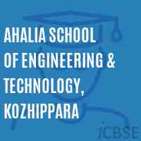 Ahalia School of Engineering & Technology, Kozhippara Logo