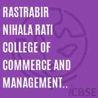 Rastrabir Nihala Rati College of Commerce and Management Ghosila Varanasi Logo