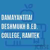 Damayantitai Deshmukh B.Ed. College, Ramtek Logo