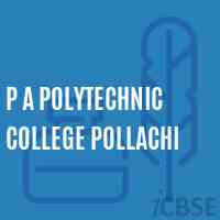 P A Polytechnic College Pollachi Logo