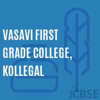 Vasavi First Grade College, Kollegal Logo