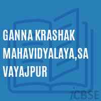Ganna Krashak Mahavidyalaya,Savayajpur College Logo