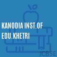 Kanodia Inst.of Edu.Khetri Middle School Logo