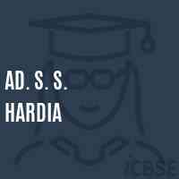 Ad. S. S. Hardia Secondary School Logo