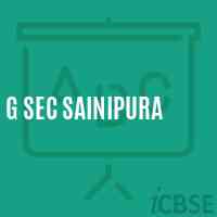 G Sec Sainipura High School Logo