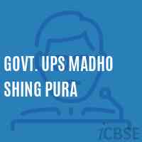 Govt. Ups Madho Shing Pura Middle School Logo