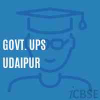 Govt. Ups Udaipur Middle School Logo