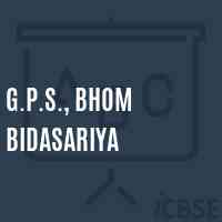 G.P.S., Bhom Bidasariya Primary School Logo