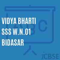 Vidya Bharti Sss W.N.01 Bidasar Senior Secondary School Logo