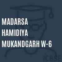 Madarsa Hamidiya Mukandgarh W-6 Primary School Logo