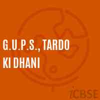 G.U.P.S., Tardo Ki Dhani Middle School Logo