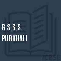 G.S.S.S. Purkhali High School Logo