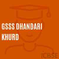 Gsss Dhandari Khurd High School Logo