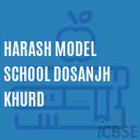 Harash Model School Dosanjh Khurd Logo