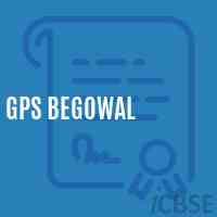Gps Begowal Primary School Logo