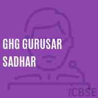 Ghg Gurusar Sadhar High School Logo
