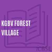 Kgbv Forest Village Middle School Logo