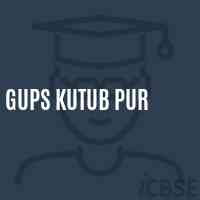 Gups Kutub Pur Middle School Logo