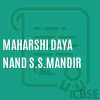 Maharshi Daya Nand S.S.Mandir Primary School Logo