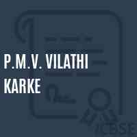 P.M.V. Vilathi Karke Middle School Logo