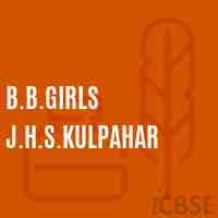 B.B.Girls J.H.S.Kulpahar Middle School Logo