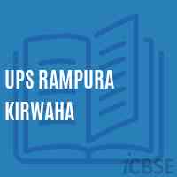 Ups Rampura Kirwaha Middle School Logo