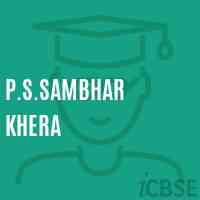 P.S.Sambhar Khera Primary School Logo