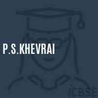 P.S.Khevrai Primary School Logo