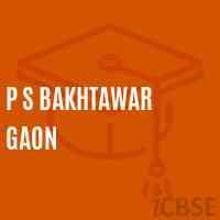 P S Bakhtawar Gaon Primary School Logo