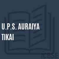 U.P.S. Auraiya Tikai Middle School Logo
