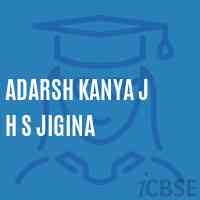 Adarsh Kanya J H S Jigina Middle School Logo