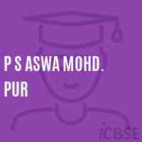 P S Aswa Mohd. Pur Primary School Logo