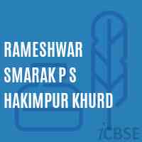Rameshwar Smarak P S Hakimpur Khurd Primary School Logo